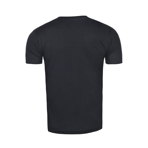 Męska koszulka t-shirt v-neck - czarna