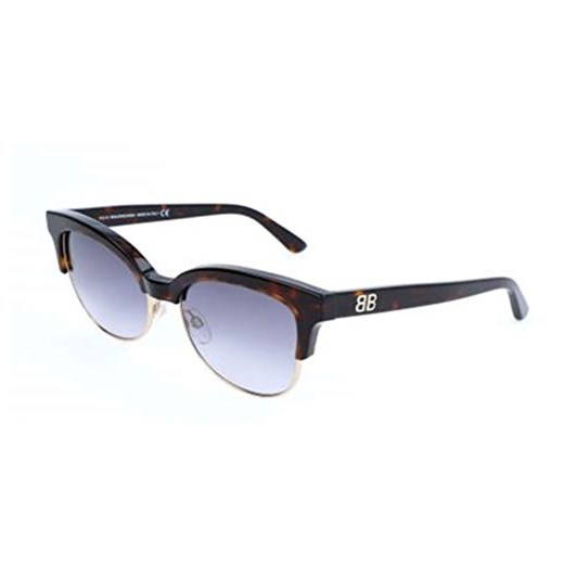Balenciaga Damskie okulary przeciwsłoneczne okulary Sunglasses Ba0144 56B-55-18-140, brązowe 55   sprawdź dostępne rozmiary Amazon
