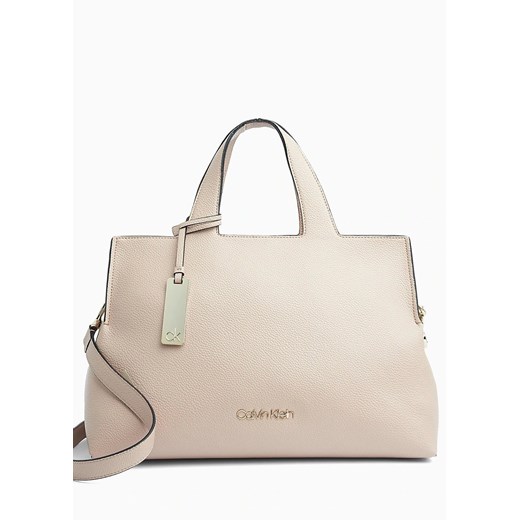 Calvin Klein pudrowa duża torebka Neat F19 Tote  Calvin Klein  Differenta.pl