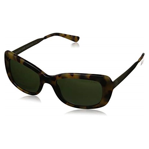 Michael Kors damskie okulary przeciwsłoneczne Seville 324471, Dark Vintage Tortoise/Green Solid, 51   sprawdź dostępne rozmiary Amazon