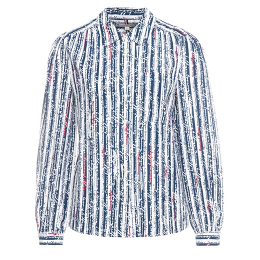 Koszula damska Tommy Hilfiger casualowa z długimi rękawami z kołnierzykiem