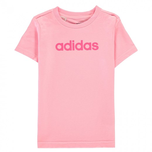 T-shirt chłopięce Adidas z napisami z krótkimi rękawami 