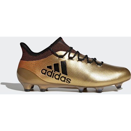 Buty piłkarskie korki X 17.1 FG Adidas (tectile gold met) Adidas  41 1/3 SPORT-SHOP.pl okazyjna cena 