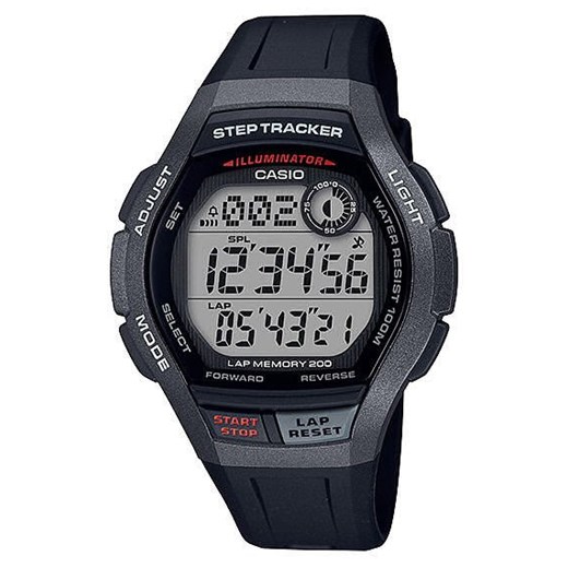 Zegarek Casio Sportowy WS-2000H-1AVEF Step Tracker  Casio uniwersalny okazyjna cena zegaryzegarki.pl 