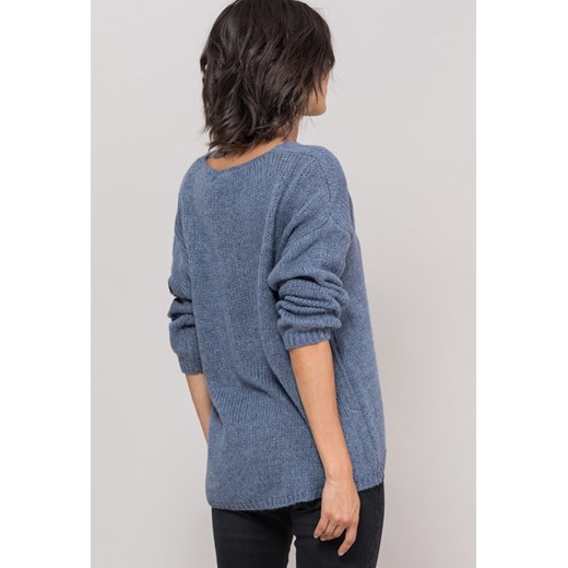 Akrylowy sweter z dekoltem w serek Monnari  L/XL promocja E-Monnari 