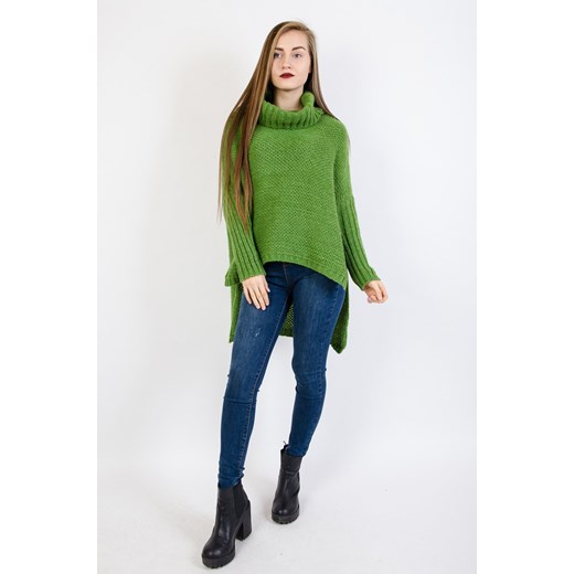 Zielony sweter damski Olika casual 