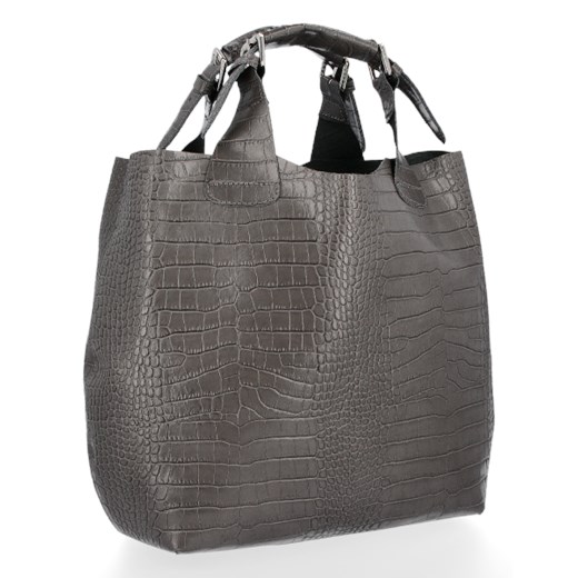 Shopper bag Vittoria Gotti bez dodatków mieszcząca a7 elegancka 