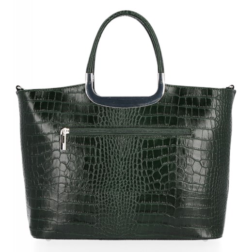 Shopper bag Vittoria Gotti bez dodatków z tłoczeniem elegancka 