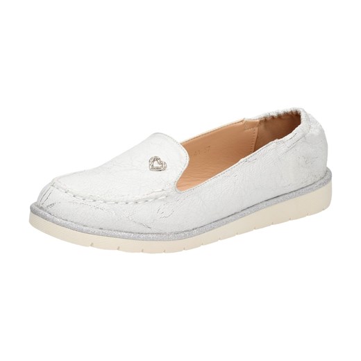Białe mokasyny, buty damskie VICES 7141-41