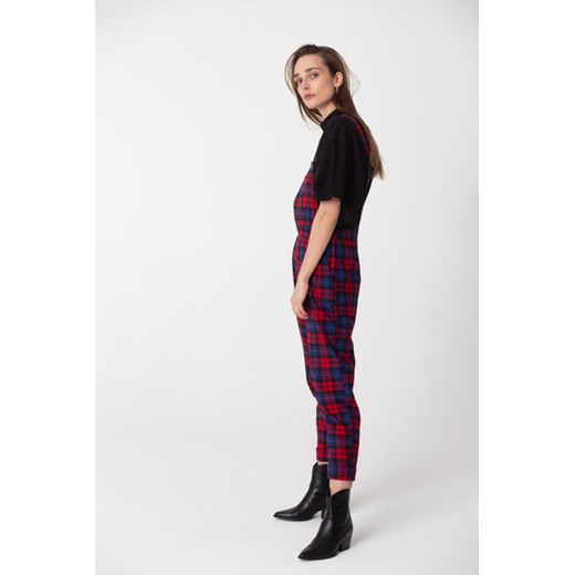 OGRODNICZKI DUNGAREES N°2 RED PLAID S/M   S/M NEATNESS