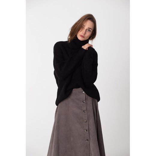 SPÓDNICA CORDUROY MIDI N°2 TAUPE S/M S/M NEATNESS