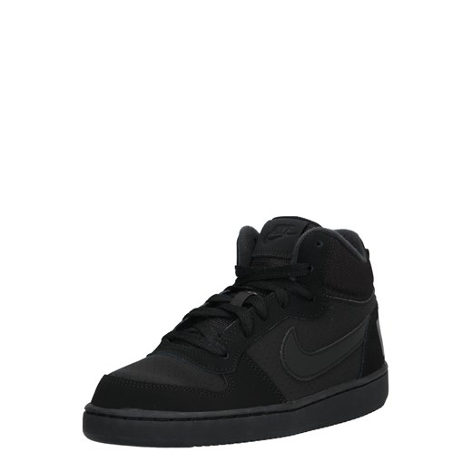Czarne trampki dziecięce Nike Sportswear bez wzorów 