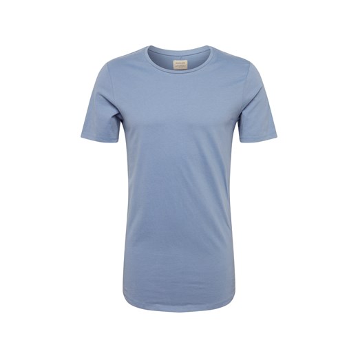 T-shirt męski Jack & Jones niebieski z krótkimi rękawami 