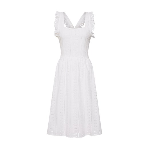 Sukienka biała Ichi midi bez rękawów bawełniana 