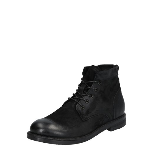 Buty zimowe męskie czarne A.S.98 sznurowane 