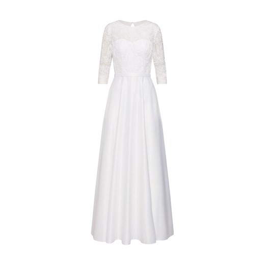 Biała sukienka Unique na bal 