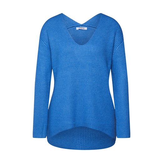 Sweter damski Glamorous niebieski z dekoltem w serek 