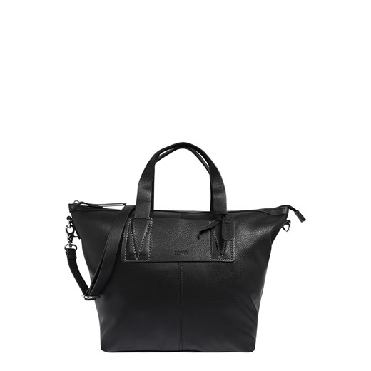 Shopper bag czarna Esprit wakacyjna 