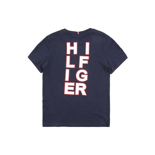T-shirt chłopięce Tommy Hilfiger z krótkim rękawem granatowy 