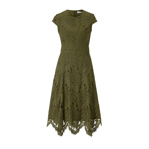Ivy & Oak sukienka na wiosnę bawełniana z okrągłym dekoltem z krótkim rękawem 