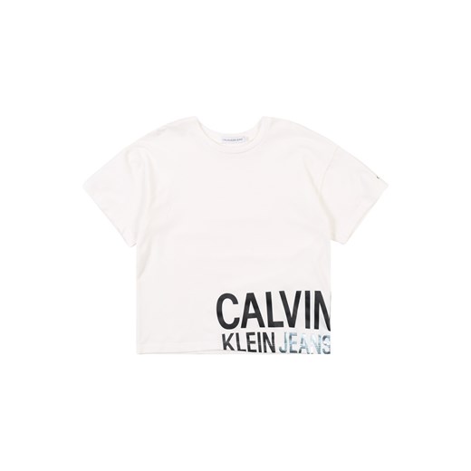 Bluzka dziewczęca Calvin Klein w nadruki 