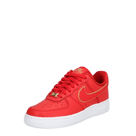 Buty sportowe damskie czerwone Nike Sportswear młodzieżowe air force wiosenne 
