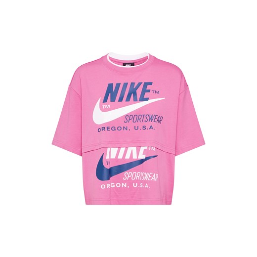 Bluzka damska Nike Sportswear z krótkim rękawem z okrągłym dekoltem 