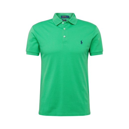 T-shirt męski zielony Polo Ralph Lauren z krótkim rękawem 