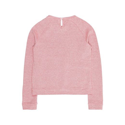 Sweter dziewczęcy Name It różowy gładki 