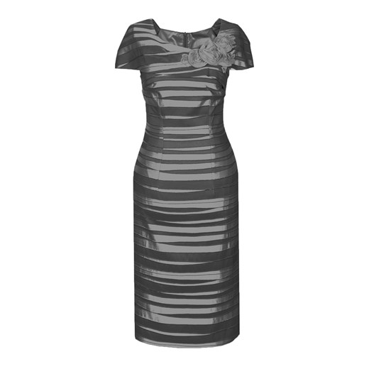 Suknia Serena granatowo - czarna semper szary piękne
