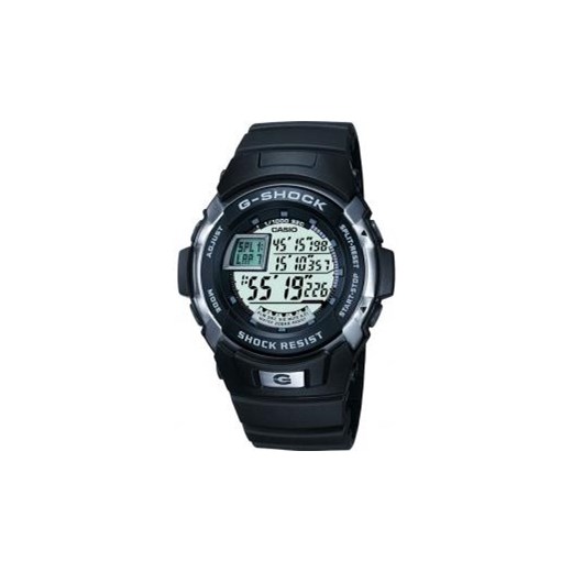 Zegarek męski Casio - G-7700-1ER - CENA DO NEGOCJACJI - DOSTAWA DHL + GRAWER GRATIS - RATY 0% swiss czarny alarmowy