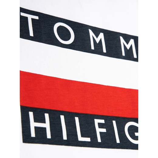 T-shirt chłopięce Tommy Hilfiger biały z krótkim rękawem 