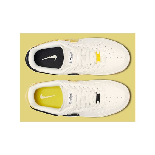 Buty sportowe damskie Nike dla biegaczy air force białe na wiosnę sznurowane 