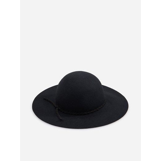 Reserved - Wełniany kapelusz - Czarny  Reserved M 