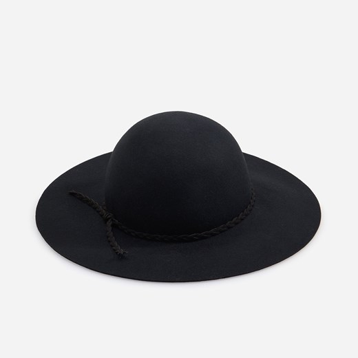 Reserved - Wełniany kapelusz - Czarny  Reserved M 