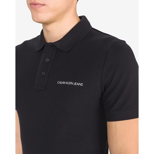 Calvin Klein Polo Koszulka Czarny