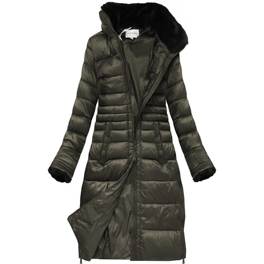PIKOWANA KURTKA ZIMOWA KHAKI (J19-017) Goodlookin.pl S (36)
