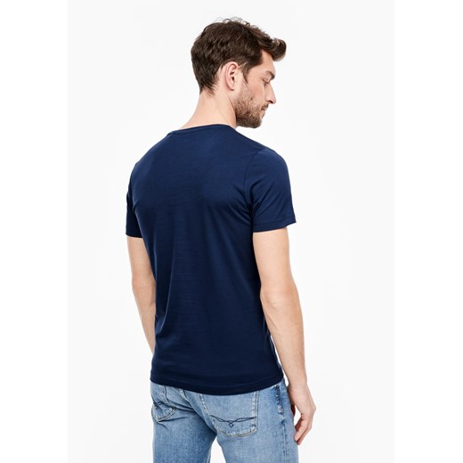 Niebieski t-shirt męski S.Oliver 
