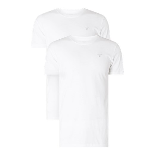 T-shirt z bawełny w zestawie 2 szt. Gant L Peek&Cloppenburg 