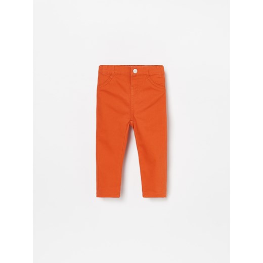 Reserved - Klasyczne spodnie - Pomarańczowy  Reserved 80 