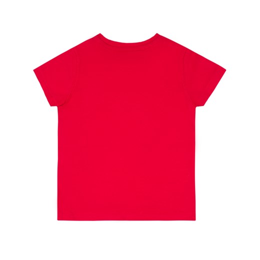 T-shirt chłopięce Guess czerwony z krótkimi rękawami 