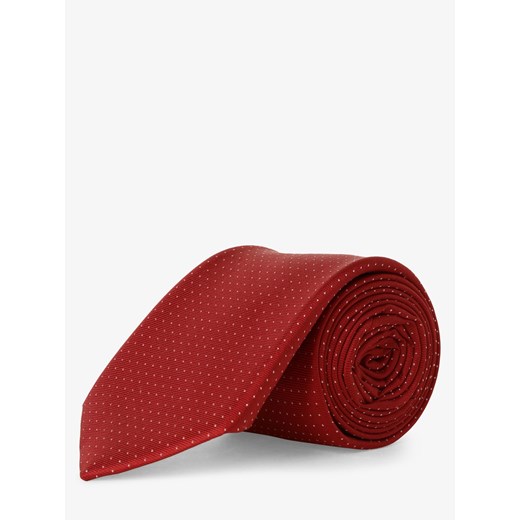 Mc Earl - Krawat jedwabny męski, czerwony Mc Earl  One Size vangraaf