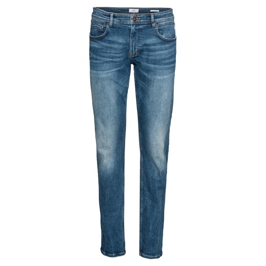 Jeansy męskie Edc By Esprit bez wzorów jeansowe 