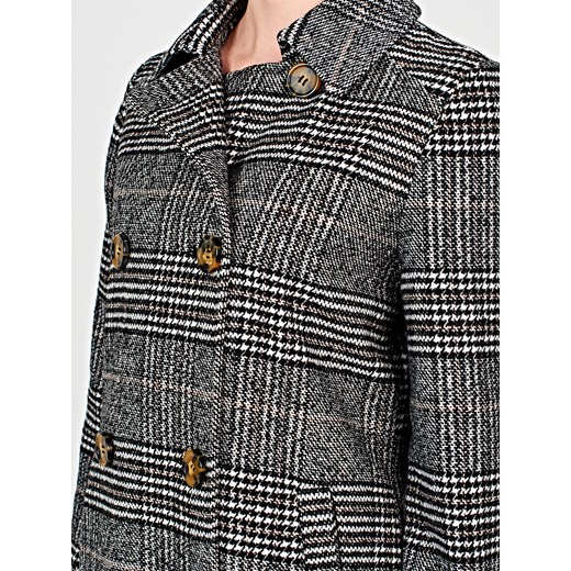 GATE Płaszcz w kratę z dwurzędowym zapięciem  Gate 36 gateshop