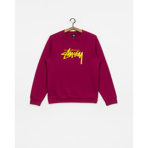 Bluza Stussy Stock Crew Wmn (wine)  Stussy XS Roots On The Roof