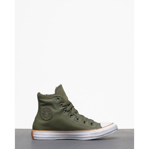 Trampki Converse Chuck Taylor All Star Hi Faux Leather Wmn (field surplus/white/honey) Converse  37 Roots On The Roof