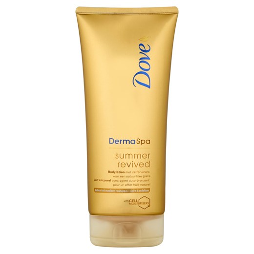 Dove Derma Spa Summer Revived Samoopalający Balsam Do Ciała Do Jasnej I Średniej Karnacji 200 Ml Dove okazyjna cena Drogerie Natura