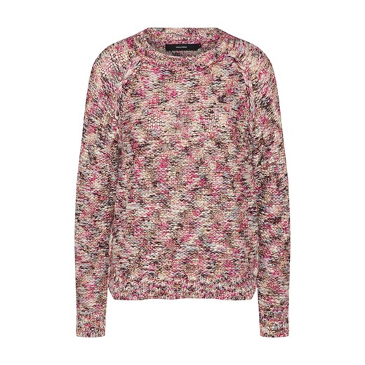 Sweter damski Vero Moda różowy z okrągłym dekoltem 