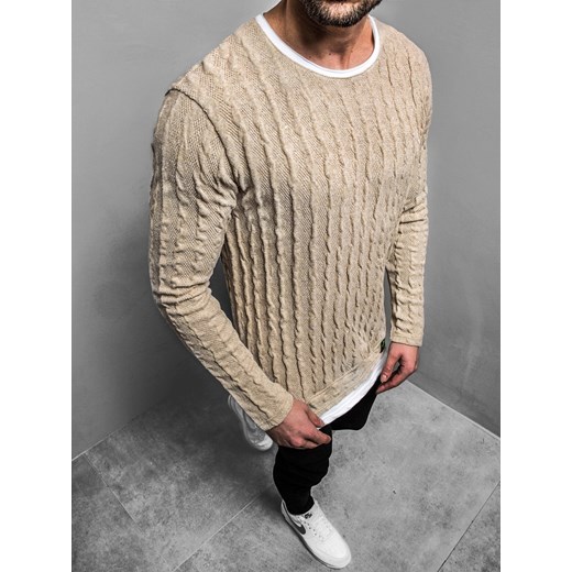 Sweter męski Ozonee bez wzorów