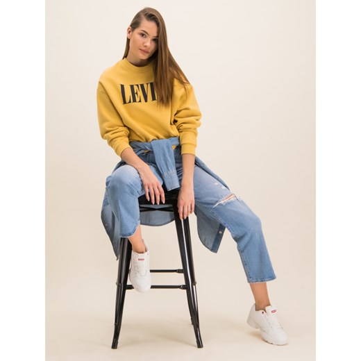 Bluza damska Levi's z napisami krótka